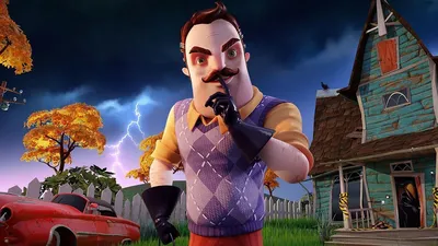 Игра Hello Neighbor,привет сосед …» — создано в Шедевруме