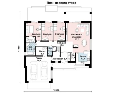 Rg5815 - Проект одноэтажного дома с террасой