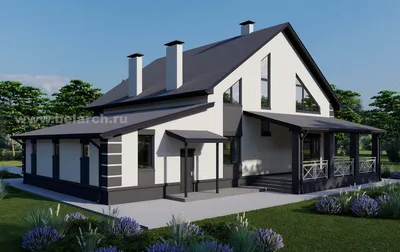 584B «Соната» - проект одноэтажного дома, с террасой, 3 спальни, в стиле  минимализм: цена | Купить готовый проект с фото и планировкой