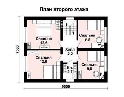 Проект дома с мансардой и гаражом 13 на 13 | Архитектурное бюро \"Беларх\" -  Авторские проекты планы домов и коттеджей