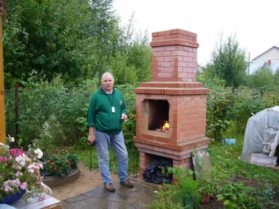 Барбекю из кирпича - лучшие схемы, чертежи, идеи и советы по постройке  барбекю (140 фото)