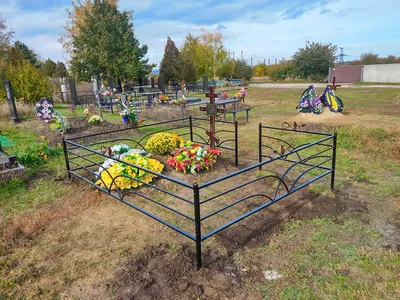 Дешевые ограды на кладбище фото цена | Каталог недорогих металлических  оград на могилу 2024 :: «СТУДИЯ КОВКИ'MD»