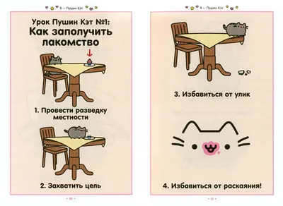 Geek On Наклейки стикеры Кот Пушин, Pusheen Cat, Пушин Кэт А5