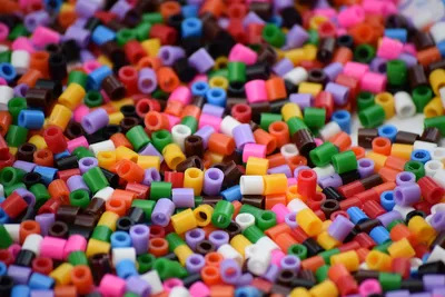 FULL TUB OF PYSSLA HAMA BEADS AND 11 BOARDS | eBay