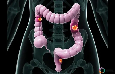 Рак толстой кишки: полипозный и неполипозный