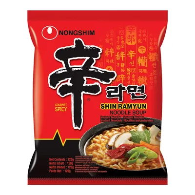 Лапша быстрого приготовления Шин Рамен Nongshim, пачка 120 г купить с  доставкой в интернет-магазине Korfood.ru