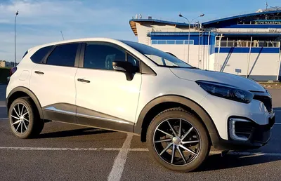 Пороги с листом d53 Renault Kaptur (Рено Каптюр), Технотек RK16_2 .Купить  по низкой цене в Санкт-Петербурге.