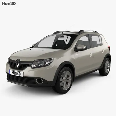 Renault Sandero Stepway 2017 3D model - Download Vehicles on 3DModels.org