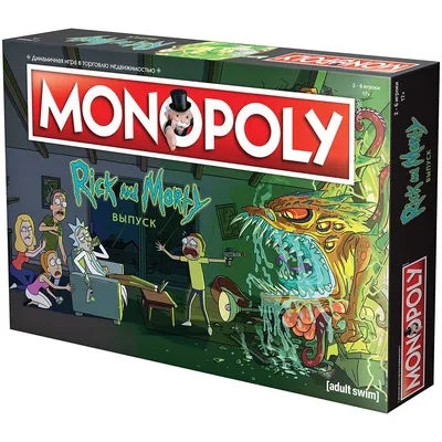 Монополия: Рик и Морти | Купить настольную игру в магазинах Hobby Games