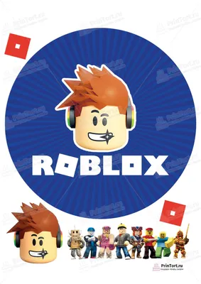 Торт Мания Вафельная картинка Roblox роблокс