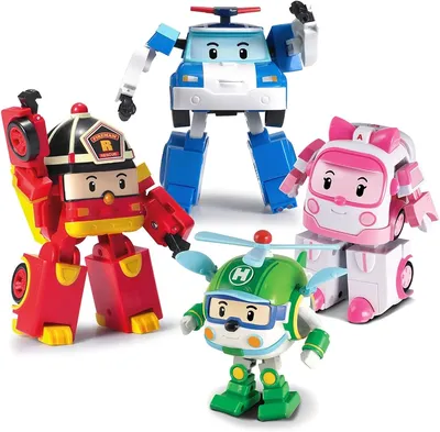 Robocar Poli Robot Transform Car Baby Kids Car Toys Gift | Fruugo NO