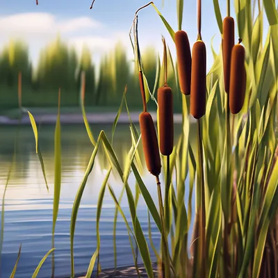 Рогоз узколистный (Typha angustifolia) (контейнер 3-5л) | Aquarium-Style