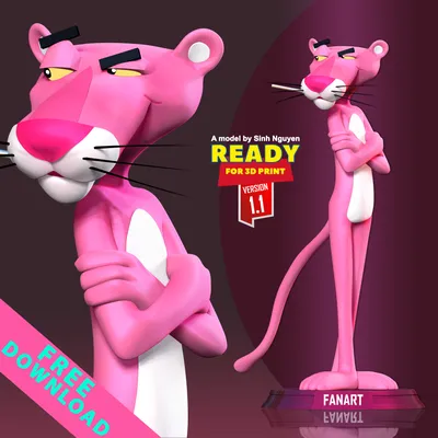 Купить мягкая игрушка StarFriend Розовая Пантера Pink Panther, 100 см, цены  на Мегамаркет