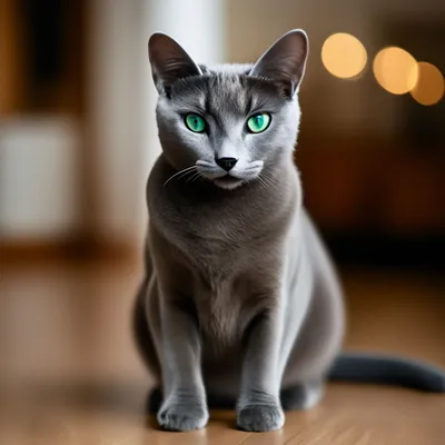 Качественные изображения русской голубой кошки для вашего сайта | Русская  голубая кошка Фото №24440 скачать