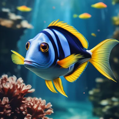 Дори / Dory (В поисках Немо) из бумаги, модели сборные бумажные скачать  бесплатно - Рыба - Животные - Каталог моделей - «Только бумага»