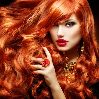 Рыжий цвет волос фото