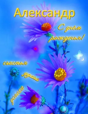 С днём рождения, Александр! 🎉 Очень красивое поздравление с днём рождения!  💖 - YouTube