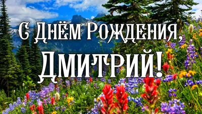 Картинки поздравления с днем рождения Димы