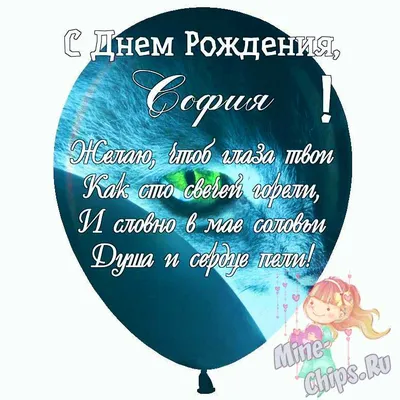 С днём рождения, София! Музыкальное пожелание!