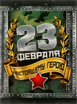 С наступающим 23 февраля!