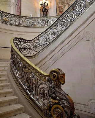 Самые красивые кованые лестницы фото