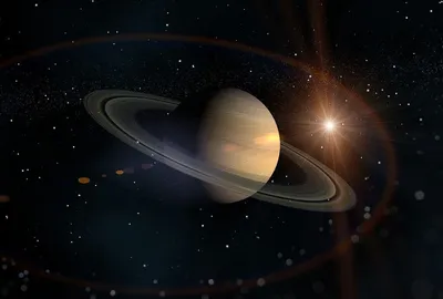 Темная сторона Сатурна: впечатляющее фото газового гиганта - Hi-News.ru