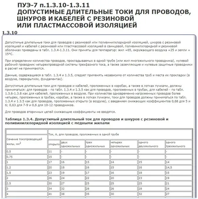 Самостоятельный подбор марки и сечения кабеля - как справиться