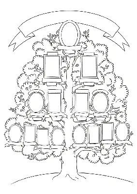 Семейное дерево с фотографиями в интернет-магазине Ярмарка Мастеров по цене  7350 ₽ – JRM1CRU | Декор, Гусь Хрустальный - доставка по России | Семейное  дерево, Дерево, Фоторамки своими руками