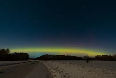 Северное сияние фотограф снял под Новосибирском — посмотрите волшебные фото  и видео, Новосибирск, 14 марта 2022 года, красивые фото - 14 марта 2022 -  НГС