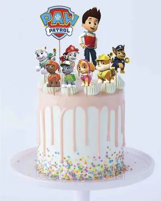 Вафельная картинка Щенячий патруль Paw Patrol 3 года для торта и пряников  съедобная - купить с доставкой по выгодным ценам в интернет-магазине OZON  (1217014907)