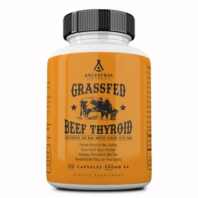 Ancestral Supplements Beef Thyroid / Щитовидная железа 180 капсул: купить  БАДы, цена в Киеве, Украине.