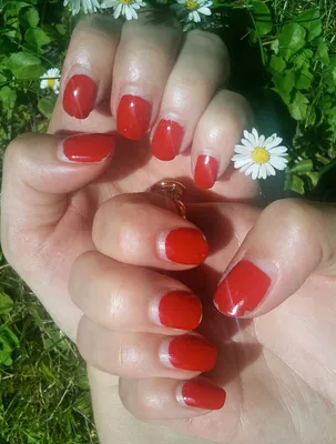 Red is always a good idea ❤️ in 2023 | Red shellac nails, Pretty nails, Gel  nails