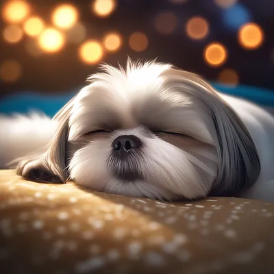 Фотографии Ши-тцу Собаки Shih Tzu Животные