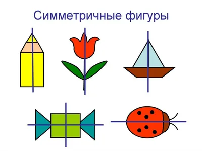 Симметрия картинки для детей - 26 фото