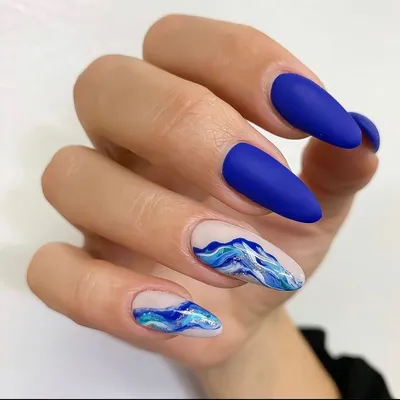 svetlana_nail_room - СИНИЙ МАНИКЮР 💙💙💙 действительно будет уместен во  все сезоны, ведь большое количество тонов демонстрируются в природе в виде  великолепных цветовых решений. Море и небо, весенние цветочки и яркие  летние цветочные