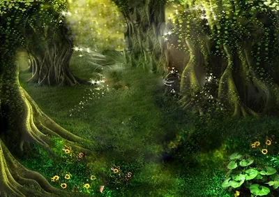 Нейросеть рисует: сказочный лес | Кот иллюстратор | yashaksu | Дзен