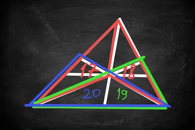 💡 Проверка на внимательность: сколько треугольников изображено на картинке❓  ⠀ Пишите в комментариях, сколько… | Instagram