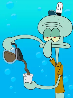 Сквидвард Квентин Тентаклс (Squidward Quentin Tentacles) | Мультфильмы,  Люди в черном, Герои