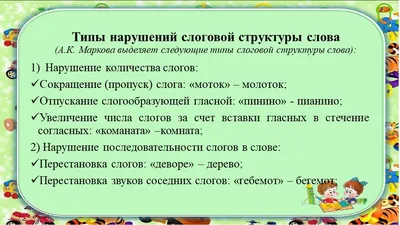 Формирование слоговой структуры слова 1 класса у дошкольников в рамках  коррекционной деятельности учителя-логопеда (5 фото). Воспитателям детских  садов, школьным учителям и педагогам - Маам.ру