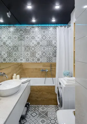 Освежаем ванные комнаты: сочетание плитки и краски для завершающего штриха