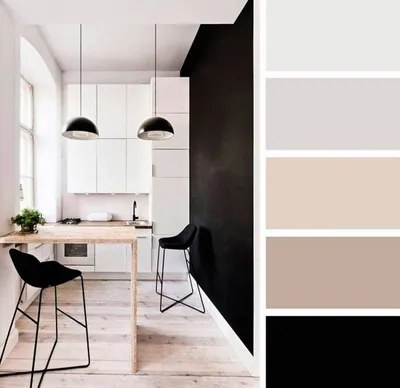 Сочетание цветов в интерьере (таблица): пол, потолок, стены, мебель | Color  palette interior design, Kitchen design color, Colour combinations interior