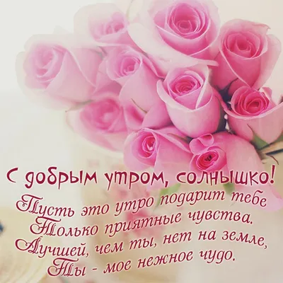 С добрым утром,солнышко！😍🌹 | TikTok