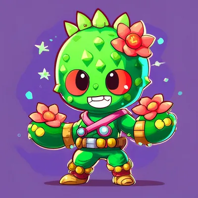 Коврик для мышки Спайк Бравл Старс (Spike Brawl Stars) (25108-1005) 22х18  см MobiPrint комбинированные ‣ Купить в интернет-магазине Каста ‣ Киев,  Одесса, Харьков ‣ Доставка по всей Украине! (#222995191)