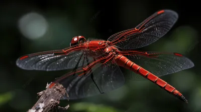 Стрекоза красная (Leucorrhinia rubicunda) - Picture Insect