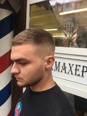 Стрижка полубокс – TOP BARBERSHOP