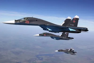 Ukraine downs three Russian Su-34 bombers