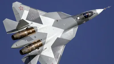 Показаны новые фотографии российского истребителя Су-57 — Ferra.ru