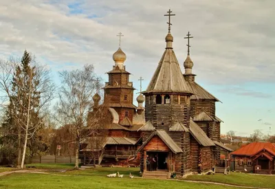 Суздаль (Суздальский район). Музей деревянного зодчества, фотография. фасады