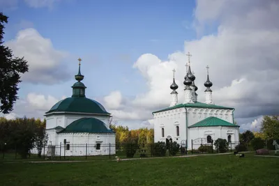 Суздаль (Суздальский район). Кремль, фотография. общий вид в ландшафте Вид  с севера, фото с квадрокоптера