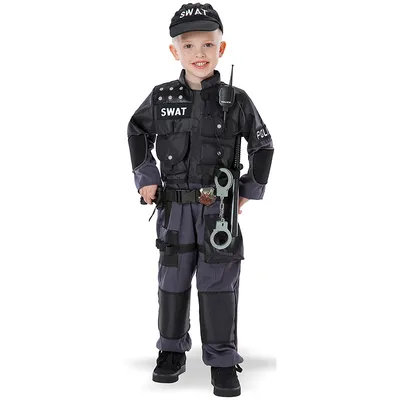 Elite SWAT Police Officer in Action